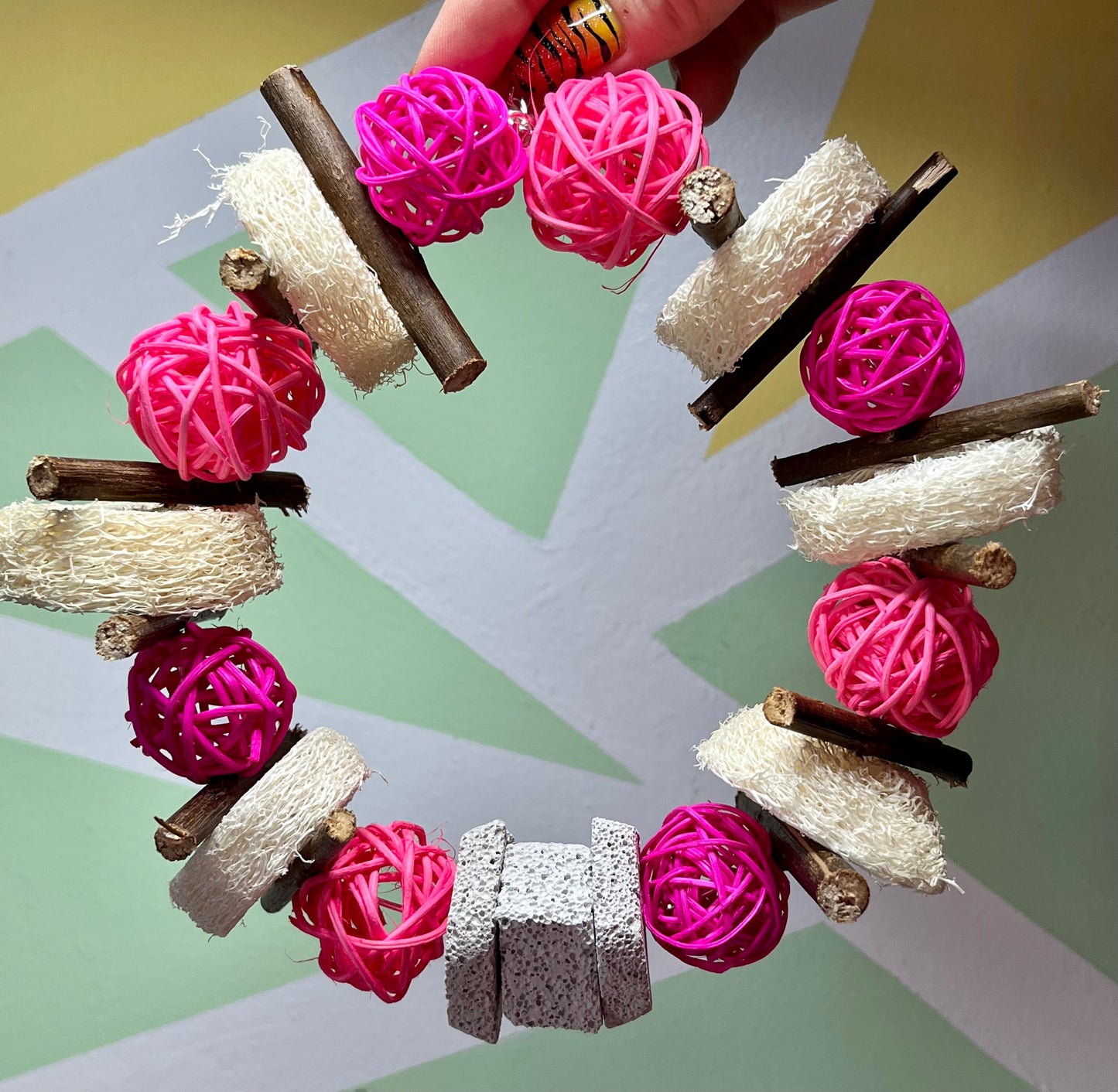 Loofah Ring Chew Toy