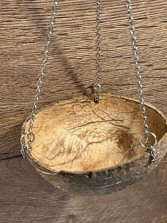 Hanging Coconut Bowl