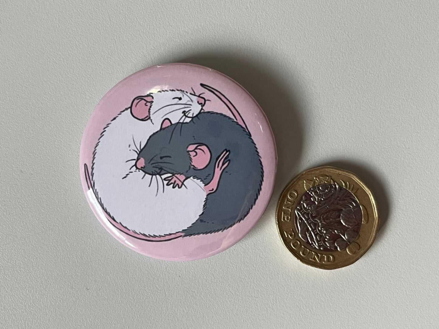 Cuddling Rats Badge
