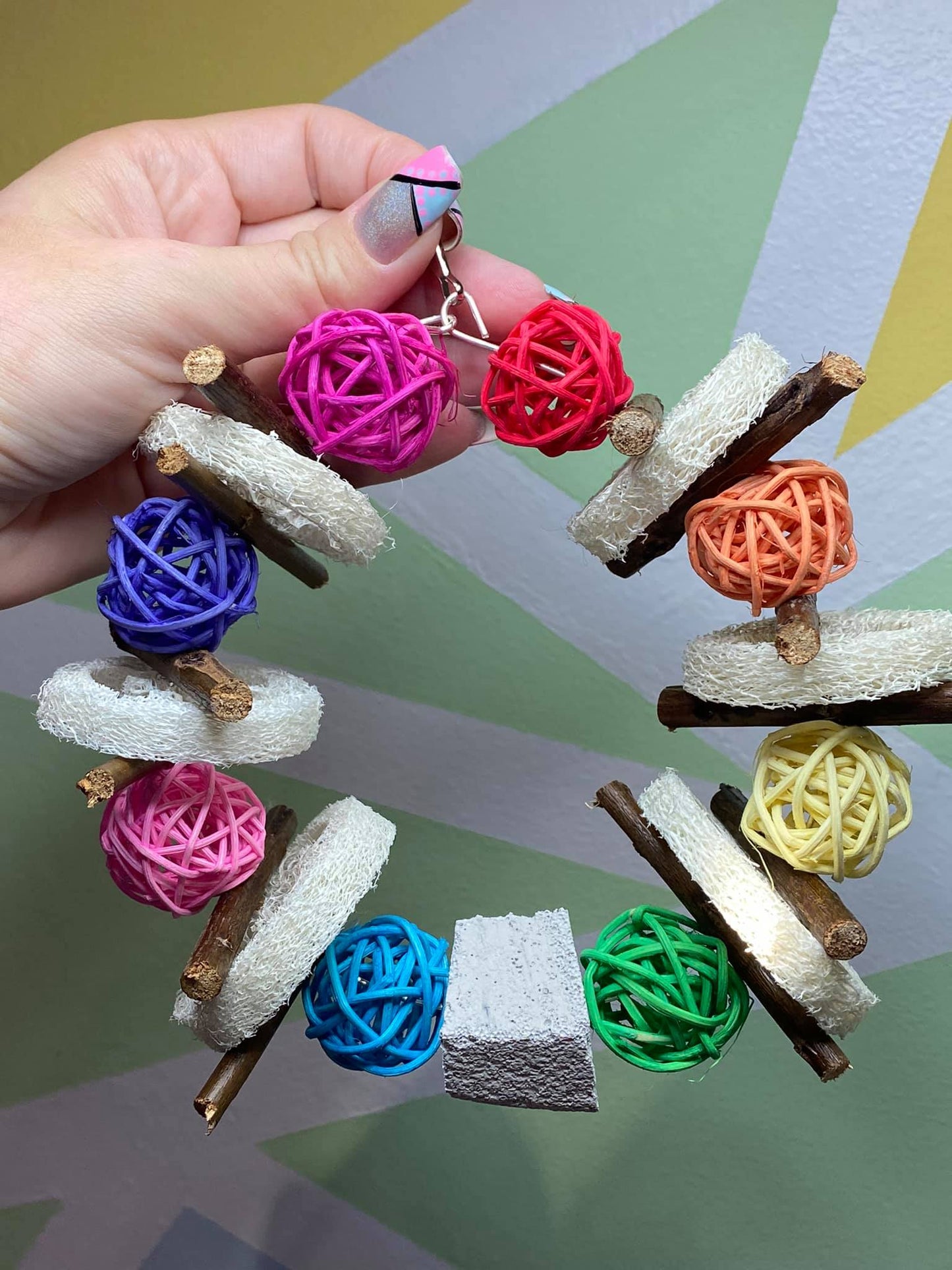 Loofah Ring Chew Toy