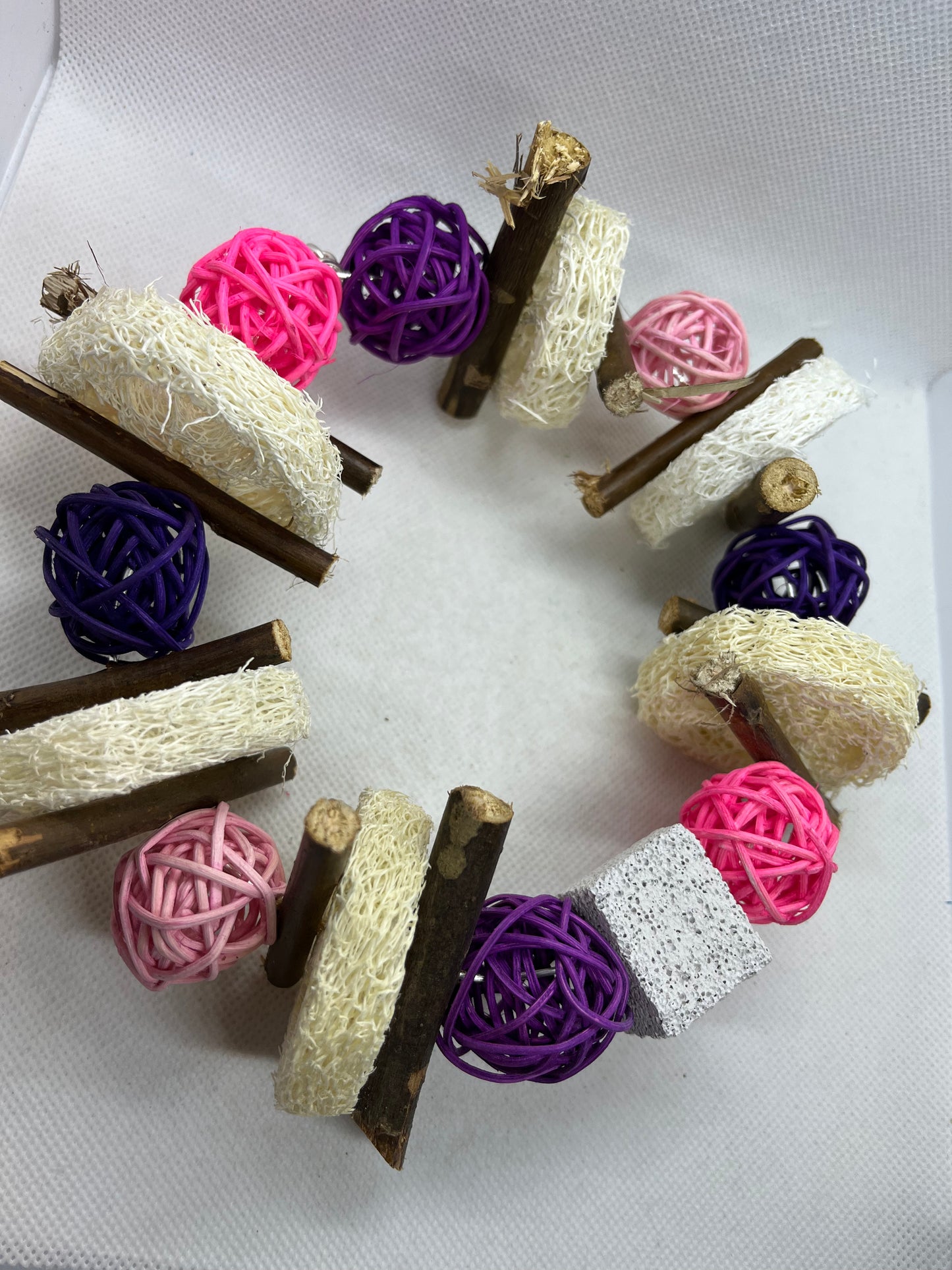 Loofah Ring Chew Toy