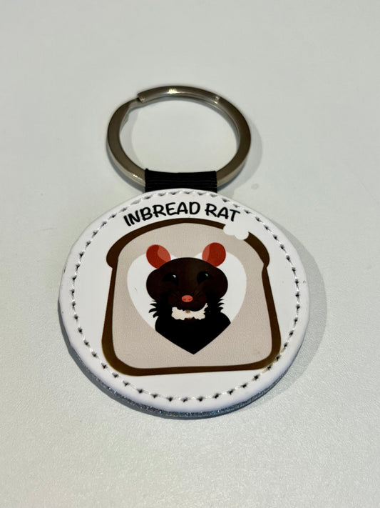 Inbread Rat Keyring