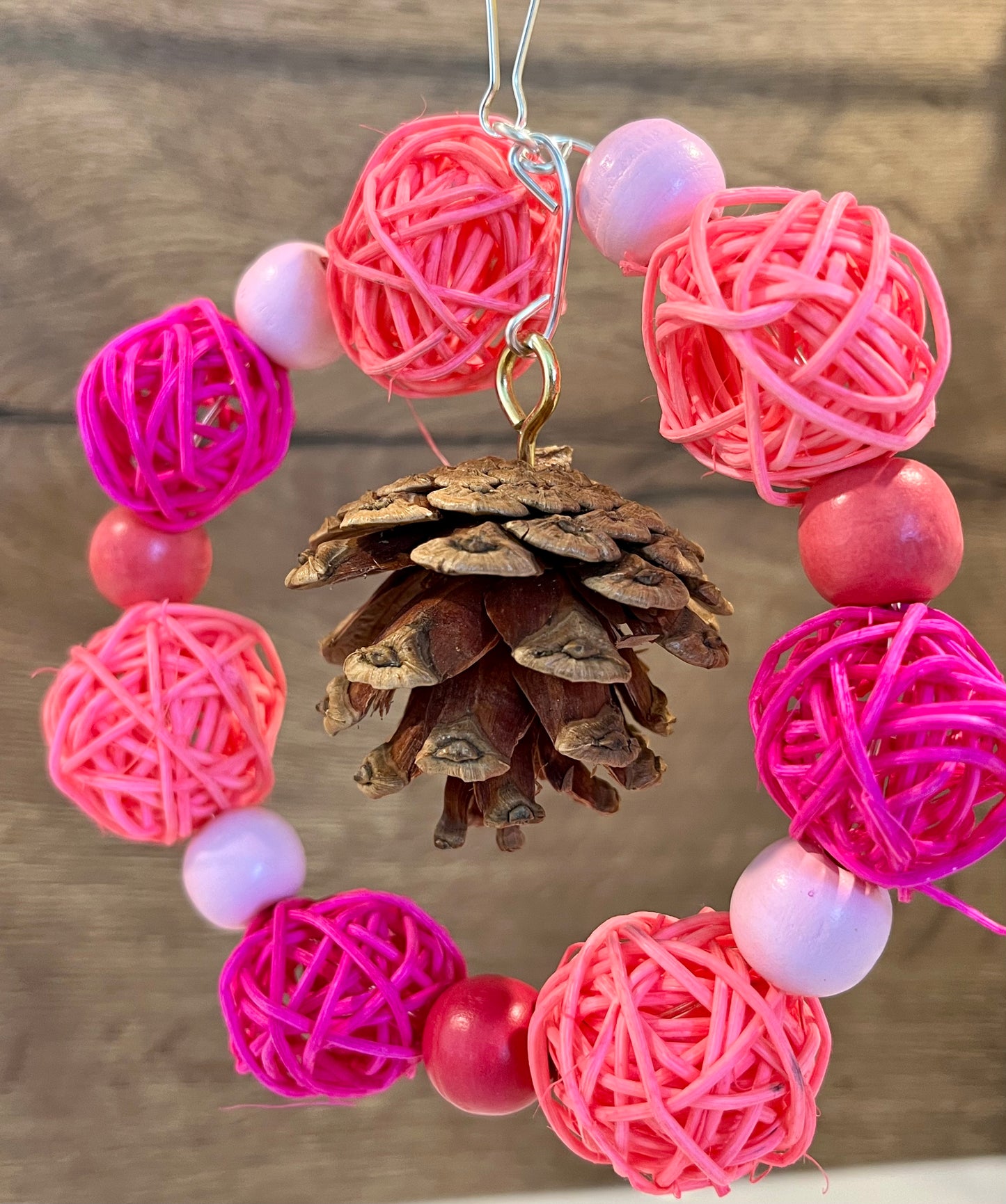 Pinecone Hoop Chew Toy