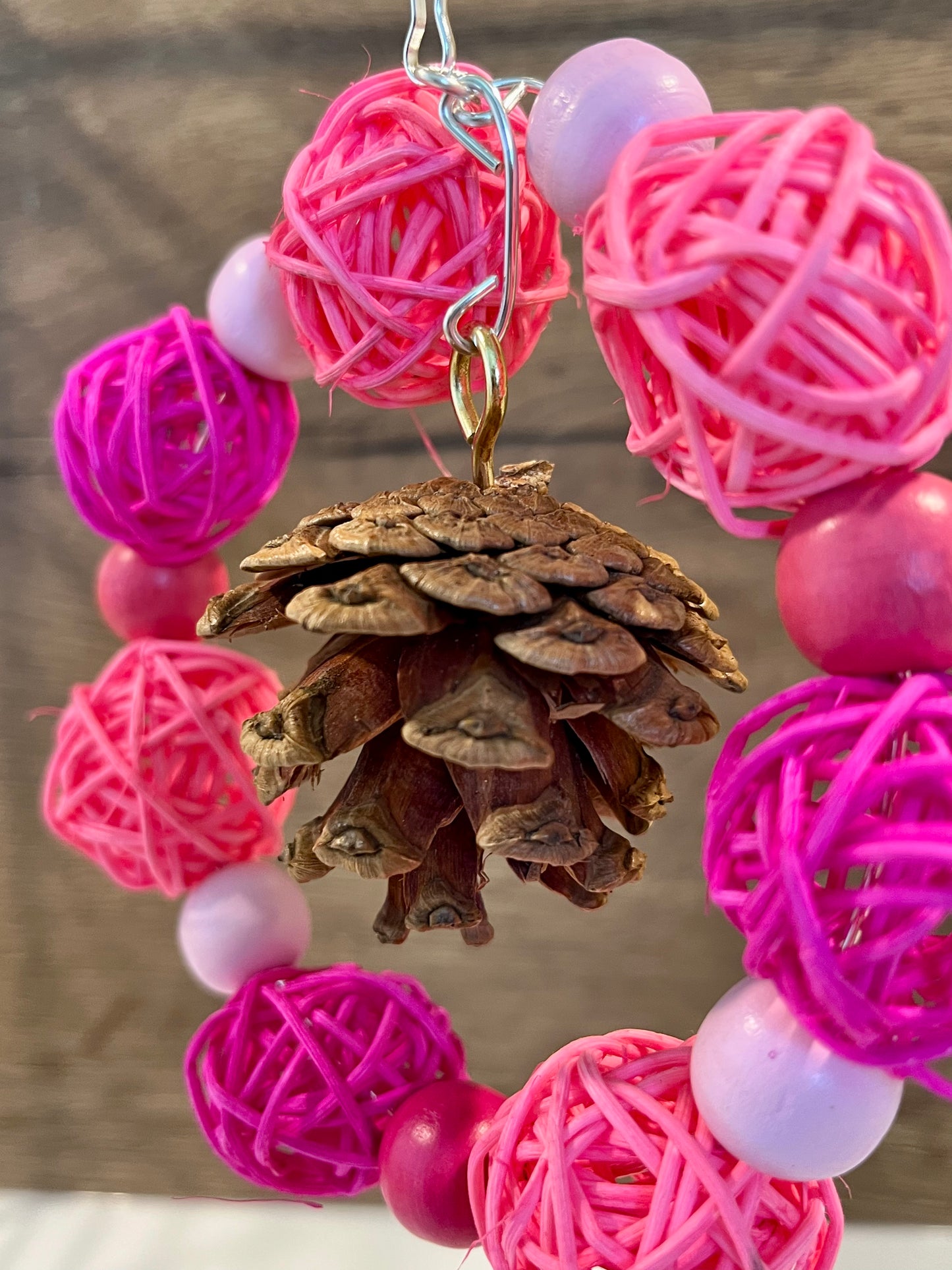 Pinecone Hoop Chew Toy