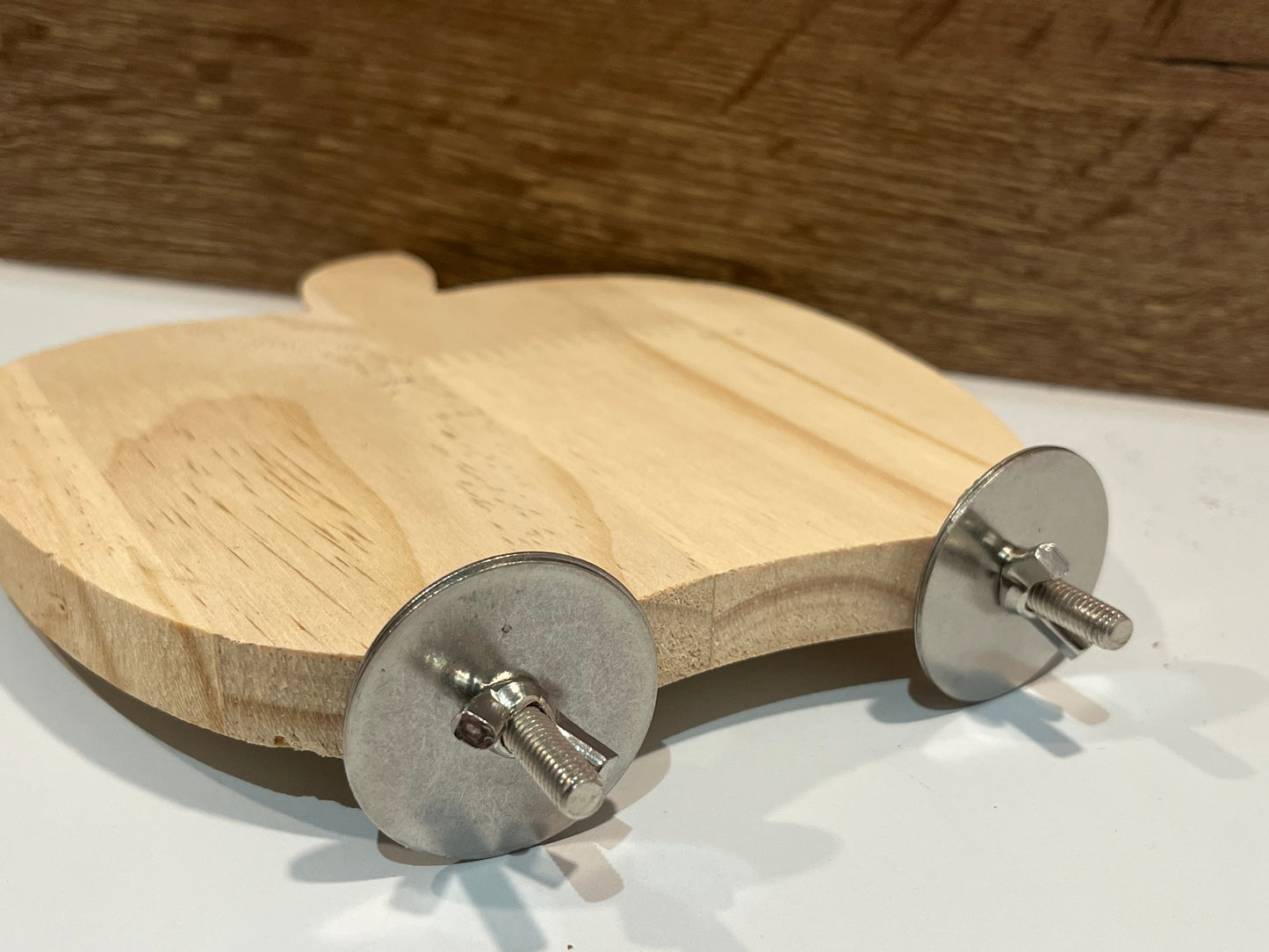 Apple Shaped Wooden Perch